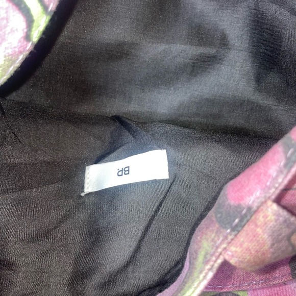 BP Nordstrom tote canvas bag NEW pink/purple shoulder strap & crossbody strap - Picture 5 of 6